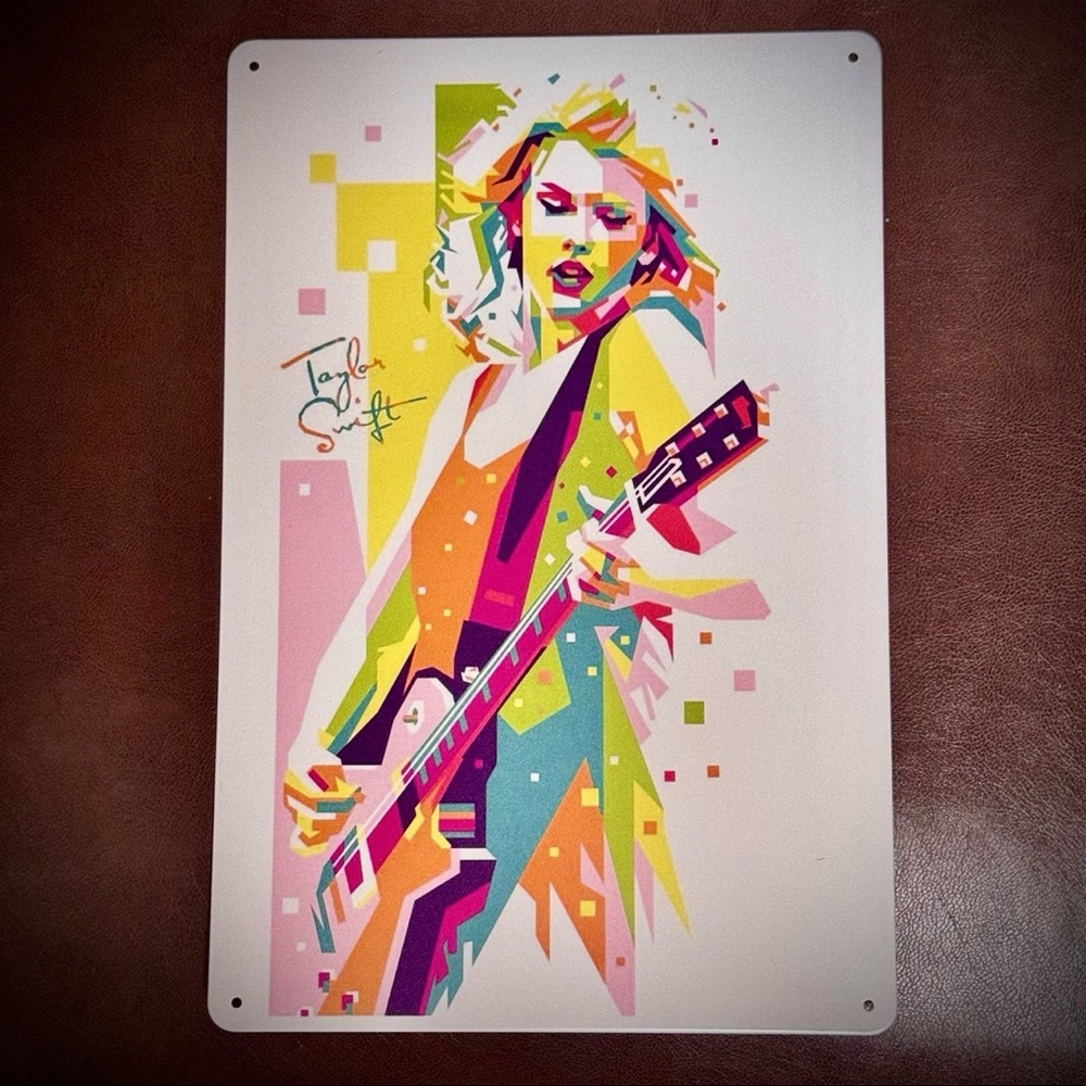 NWT Taylor Swift‎ 12x8” tin wall decor